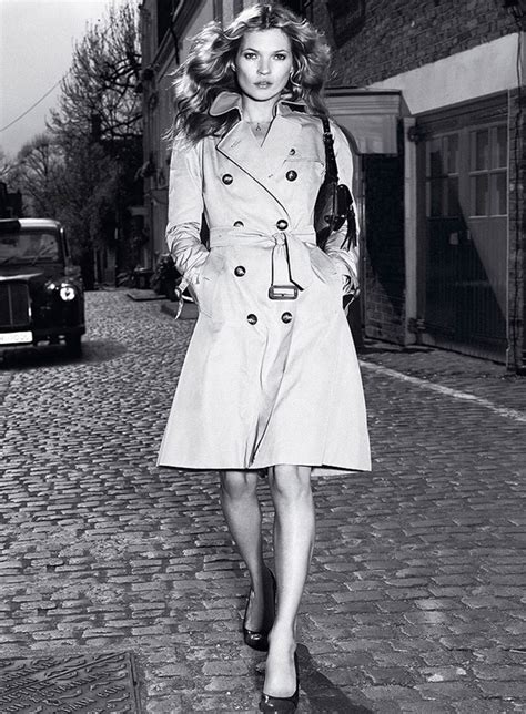 kate moss burberry trench